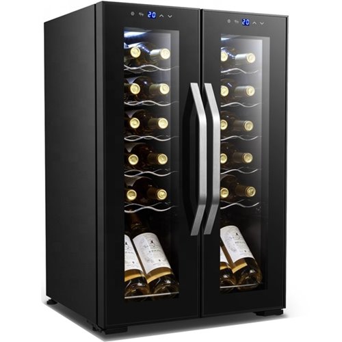 Commercial Wine cooler Dual zone 24 bottles | Stalwart DA-JC68