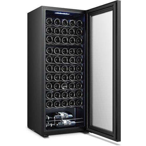 Premium Professional Wine cooler Single zone 55 bottles | Stalwart DA-JC160