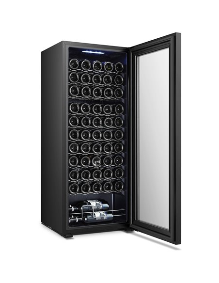 Premium Professional Wine cooler Single zone 55 bottles | Stalwart DA-JC160