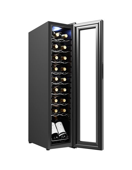 Premium Professional Wine cooler Single zone 18 bottles | Stalwart DA-JC52 Premium Professional Wine cooler Single zone 18 bottles | Stalwart DA-JC52