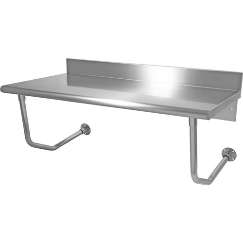 Professional Wall Mounted Work table Stainless steel 600x600x900mm | Stalwart DA-WMTB6060
