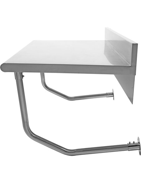 Professional Wall Mounted Work table Stainless steel 2000x600x900mm | Stalwart DA-WMTB60200