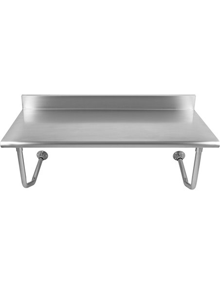 Professional Wall Mounted Work table Stainless steel 800x700x900mm | Stalwart DA-WMTB7080
