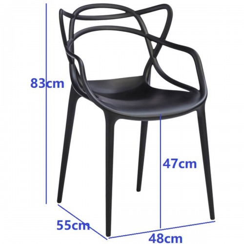 4 x Pack Bistro Dining Arm Chair...