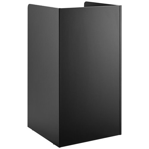 Commercial Rubbish Bin Cabinet &amp Tray Shelf 'Thank You' Black | Stalwart DA-GSLJ006B