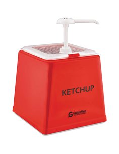 Ketchup Pump Dispenser Stand 1x2.5 litre pump Plastic | Stalwart DA-GDK01