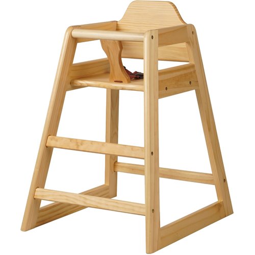 Restaurant Wood High Chair Natural | DA-GS6003NATURAL