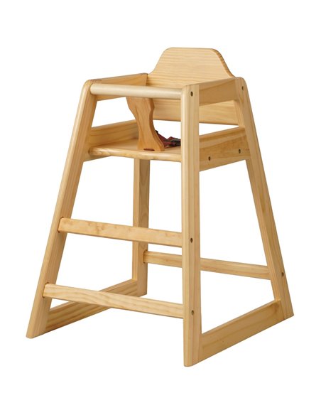 Restaurant Wood High Chair Natural | DA-GS6003NATURAL