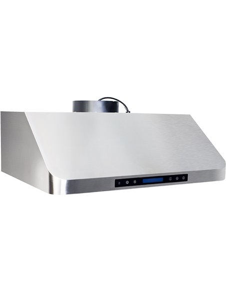 Commercial Extraction Canopy with Filter, Range Hood, Fan, Lights &amp Speed Control 900mm  | DA-AP238PS1536