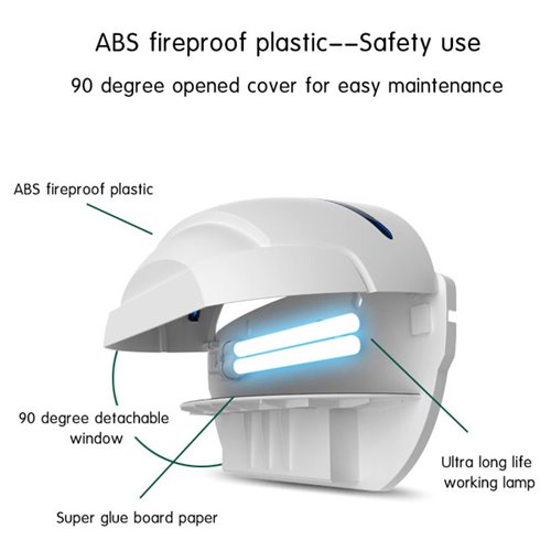 Commercial Glue board Insect Trap 50m2 1x18W Chemical free | DA-C515W