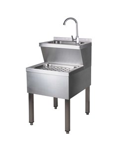 Janitorial Sink &amp Basin Stainless steel Depth 700mm | DA-THHWA57K