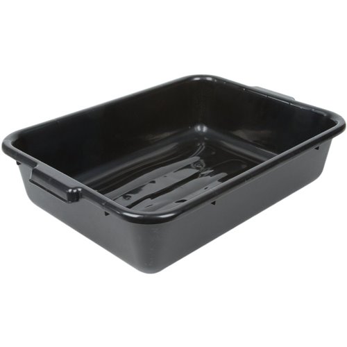 Service Clearing Box 508x381x127mm Black Polypropylene | DA-BUSTUB1