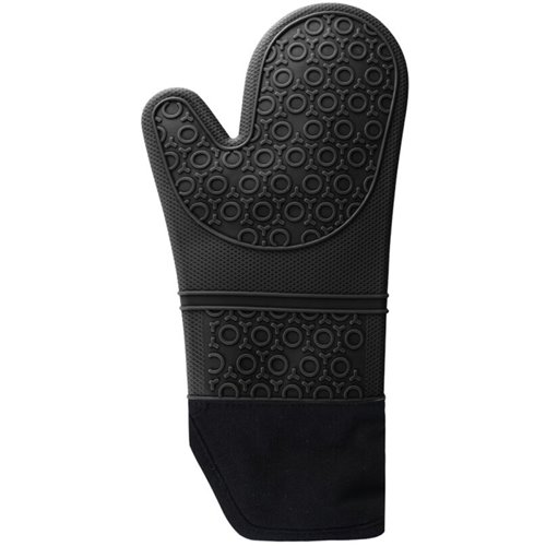 Professional Oven Mitt Extra long Silicone Black | DA-BHSC01B