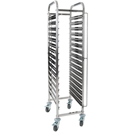 Rack/Tray/Pan Trolley Stainless steel Bakery 600x400mm 15 tier 470x620x1700mm | DA-RT6415