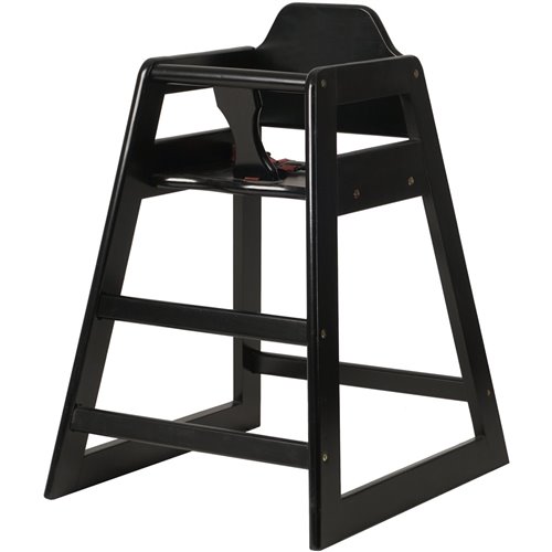 Restaurant Wood High Chair Black | DA-GS6003BLACK