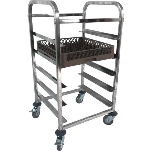Commercial Dishwasher Basket Trolley Stainless steel 5 levels 550x510x1000mm | Stalwart DA-RT5505