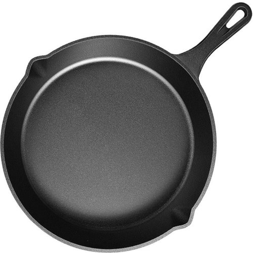 Premium Round 10&quot Cast Iron Skillet Pan| DA-CF22646