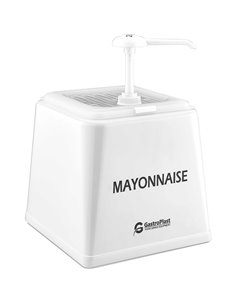 Mayonnaise Pump Dispenser 1x2.5 litre pump Plastic | Stalwart DA-GDM01