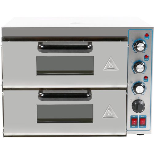 Electric Pizza oven 2 Chambers | Stalwart DA-MLP2ST