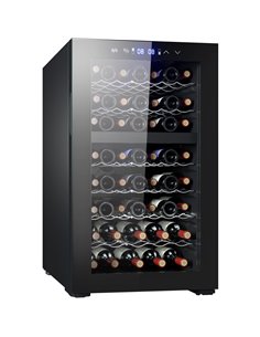 Professional Wine cooler Dual zone Stainless steel 52 bottles | Stalwart DA-JC128WD