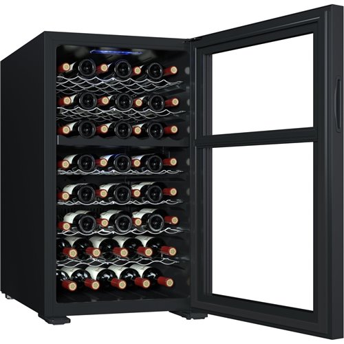 Professional Wine cooler Dual zone Stainless steel 52 bottles | Stalwart DA-JC128WD