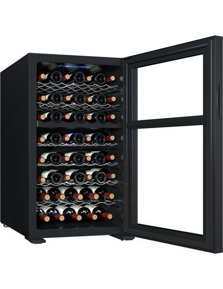 Professional Wine cooler Dual zone Stainless steel 52 bottles | Stalwart DA-JC128WD