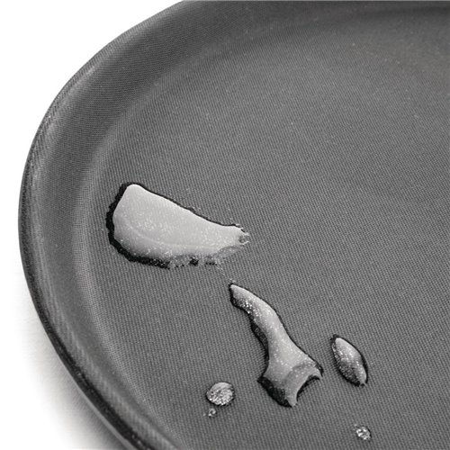 Non-skid Serving tray Super plastic Round 11&quot Black | DA-WHF1100