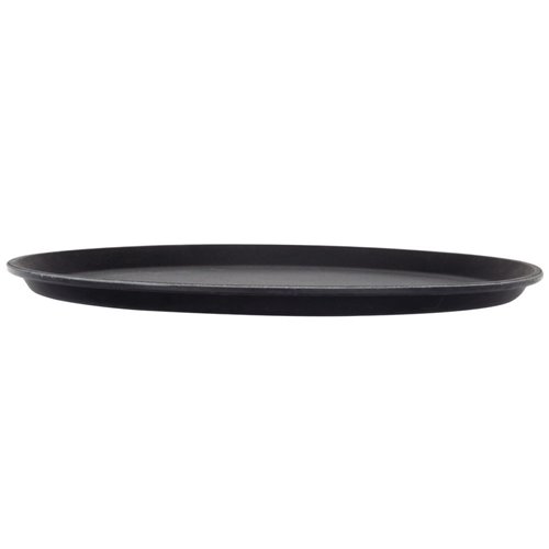 Non-skid Serving tray Fiberglass Round 18&quot Black | DA-WHF1800