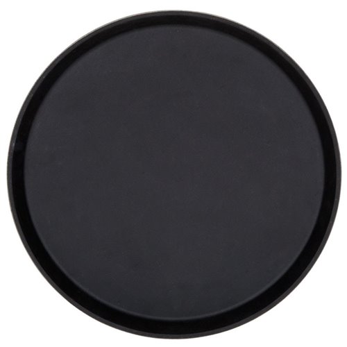 Non-skid Serving tray Fiberglass Round 18&quot Black | DA-WHF1800