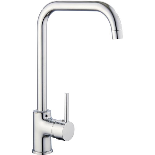 Basin Mixer Tap with Stainless Steel Spout Single Lever Chrome | DA-70000058