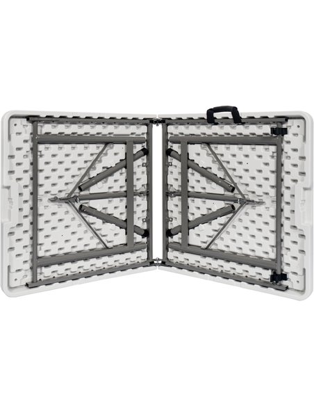 Folding Catering Table 4ft White Plastic | DA-HQZ122