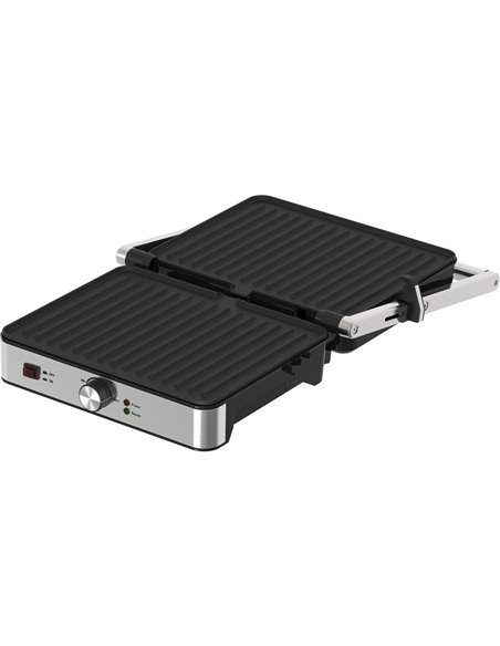 180 degree Panini Contact grill 2-in-1 Ribbed | DA-KJ206