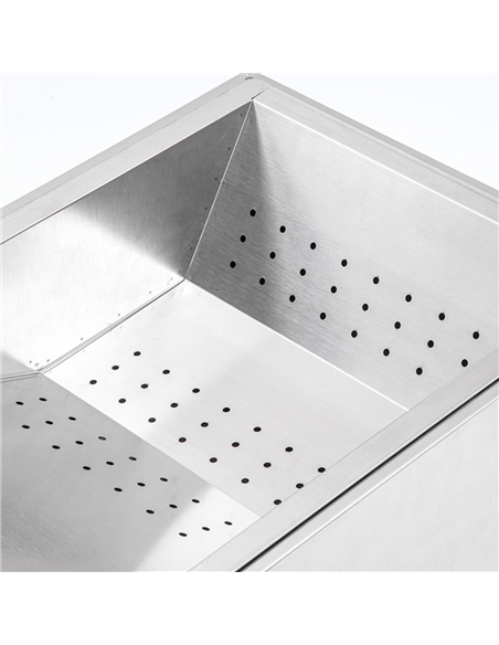 Table Top Chip Station Stainless Steel | DA-FFS01A