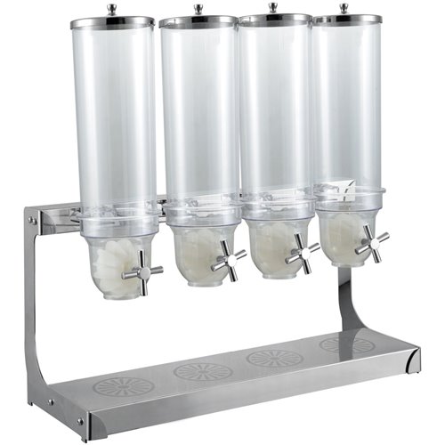 Commercial Cereal Dispenser 4x4 litres Quadruple | DA-SCD04B