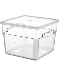 Pack of 6 Food storage Container with lid 11.4 litre 290x300x212mm Polypropylene | DA-GSPP12+GSPPL12 2