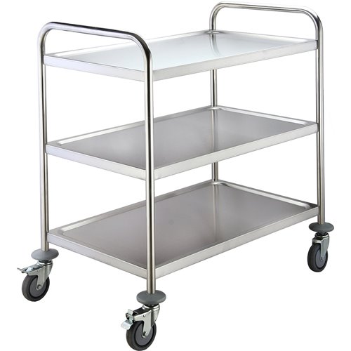 Commercial Serving/Service/Clearing Trolley Stainless steel 3 tier 710x410x810mm | DA-RST3C