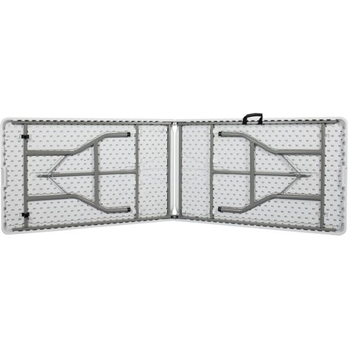 8ft White Rectangular Catering Folding Table 2400 x 760mm