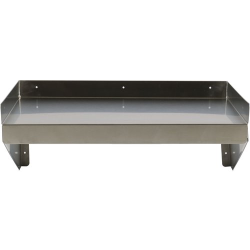 Wall shelf 1 level 3 sides upturn 1200x400x254mm Stainless steel | DA-WSW400120B