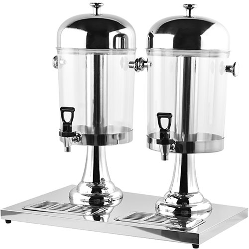 Commercial Juice Dispenser 2x8 litres | Stalwart DA-VICJDQ16