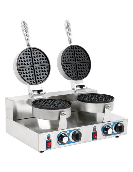 Commercial Waffle Maker Double Round | DA-MLP02