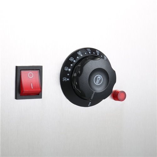 Heated Plate dispenser trolley Stainless steel 12''/300mm 50 plates | DA-TDDS1