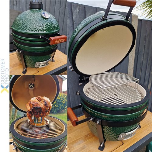 16&quot Ceramic Kamado BBQ Grill Egg | DA-SEMiniMax