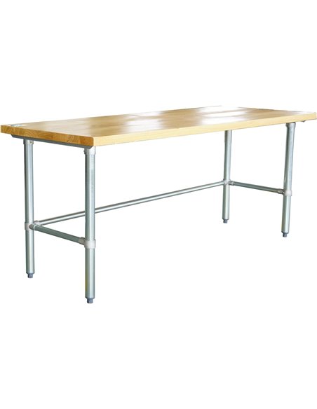 Bakery Work table Wood top 1800x600x900mm | DA-RWTG600X1800