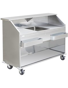 Commercial Portable Bar Stainless Steel 1550x580x1200mm | DA-PB2361SS