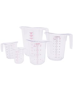 Set of 5 pcs Polycarbonate Measuring Jugs Heavy duty | DA-MC5