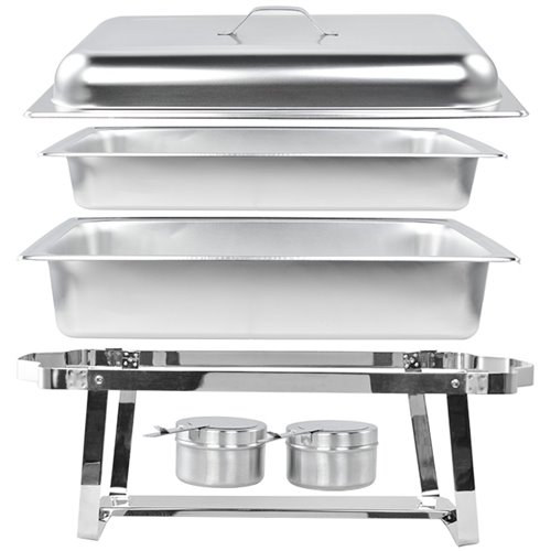 Chafing Dish GN1/1 Stainless steel 9 litres | Stalwart DA-VICCDSV9A1