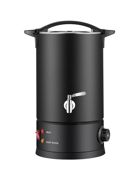 Commercial Water Boiler Double wall 25 litres Black | Stalwart DA-VICWBWB25
