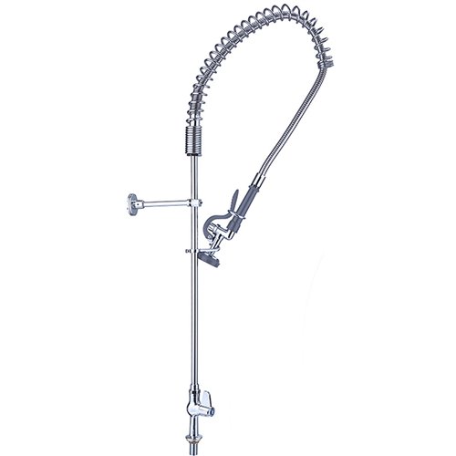 Pre Rinse Spray Unit Deck mount Single inlet Height 1000mm Stainless steel | Stalwart EQ2803A