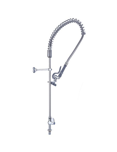 Pre Rinse Spray Unit Deck mount Single inlet Height 1000mm Stainless steel | Stalwart EQ2803A