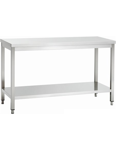 Professional Work table Stainless steel Bottom shelf 800x600x900mm | Stalwart DA-THATS86